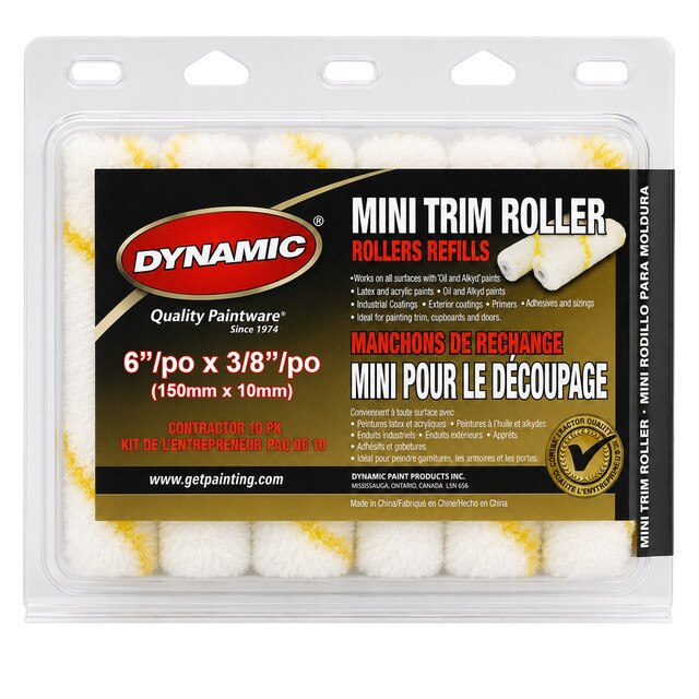 10-pack on mini paint roller covers